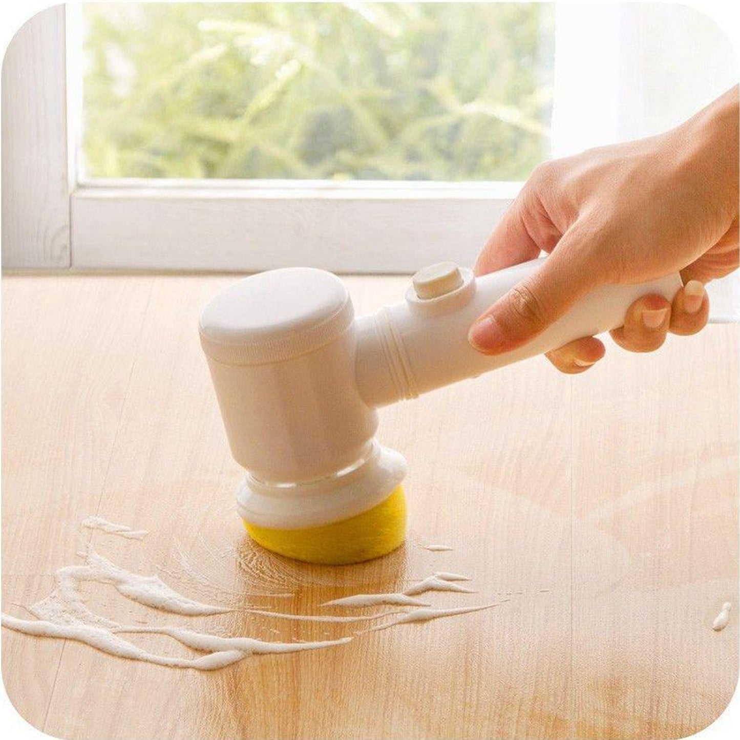 5in1 Home Kitchen Electric Cleaning Brush, Electric Spin Scrubber (X971)