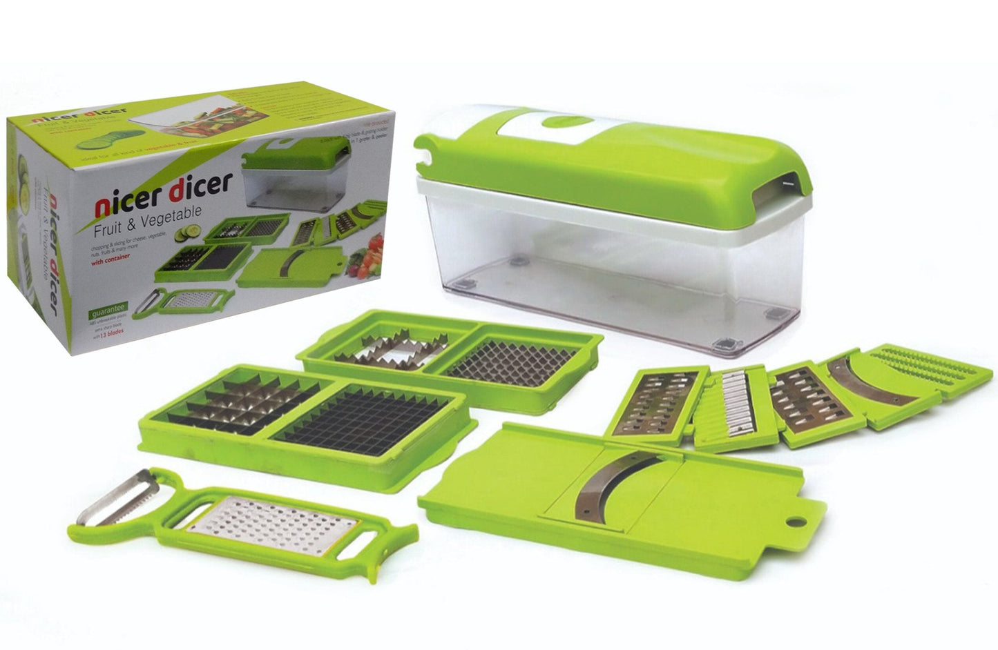 Plastic 13-in-1 Manual Vegetable Graterchipser And Slicer (MKK+168)
