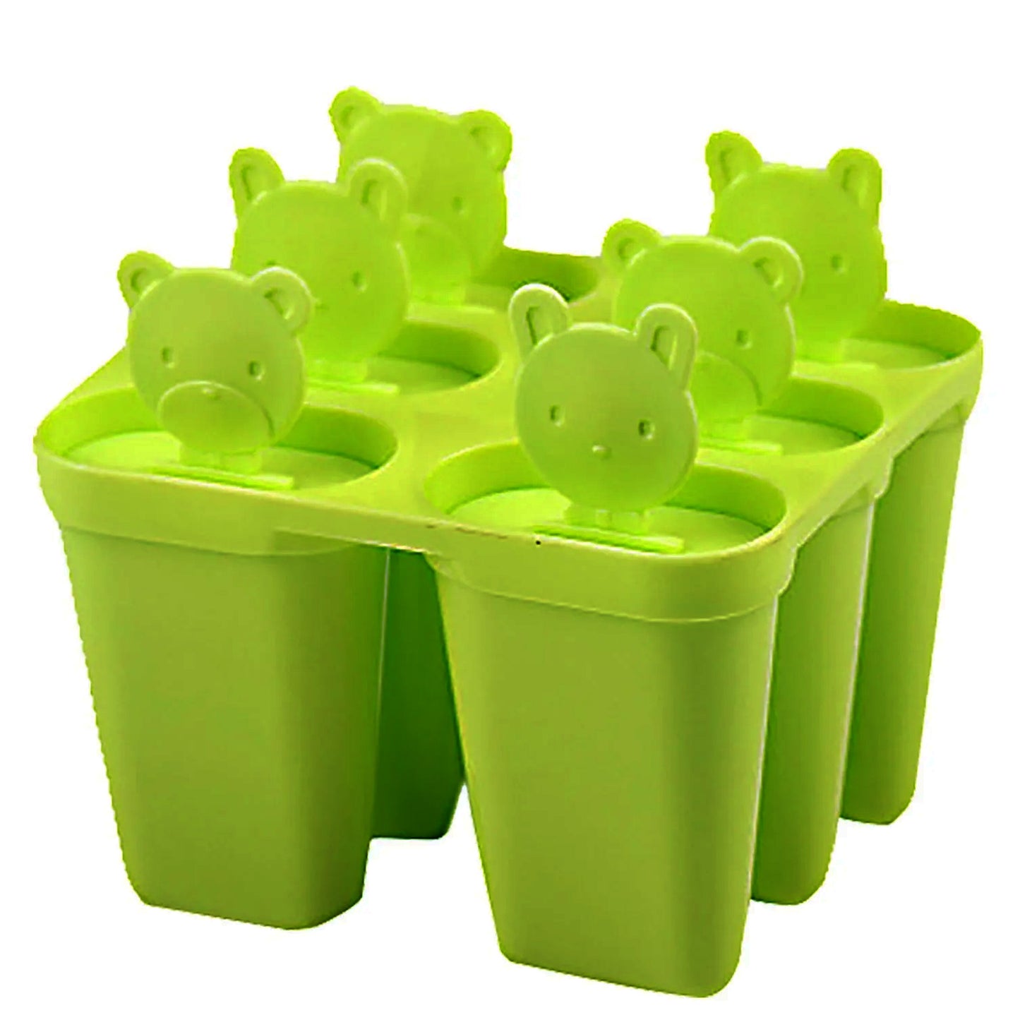 MKK-3 Plastic 6 Grid Compartment Popsicle Ice Cream Mold (1 Pc)
