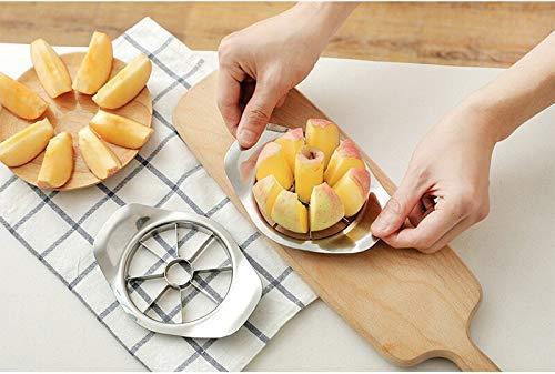 Stainless Steel Apple Cutterslicer With 8 Blades And Handle 1PCS (X566)