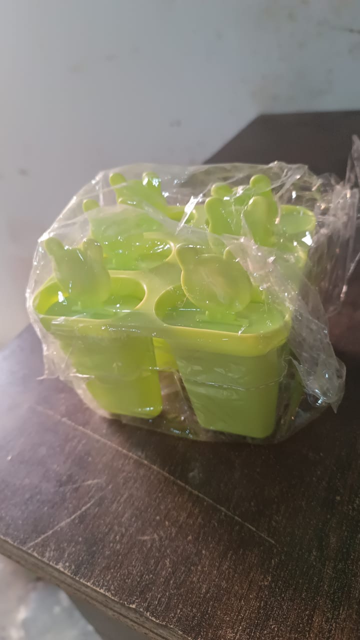 MKK-3 Plastic 6 Grid Compartment Popsicle Ice Cream Mold (1 Pc)