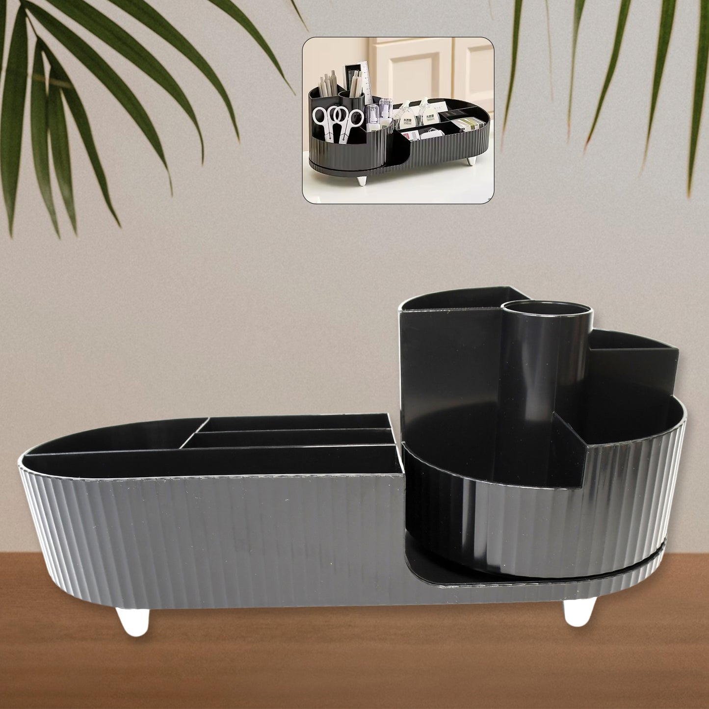 Multi Compartment Cosmetic Make Up Organizer Dressing Table (1 Pc Mix Color)