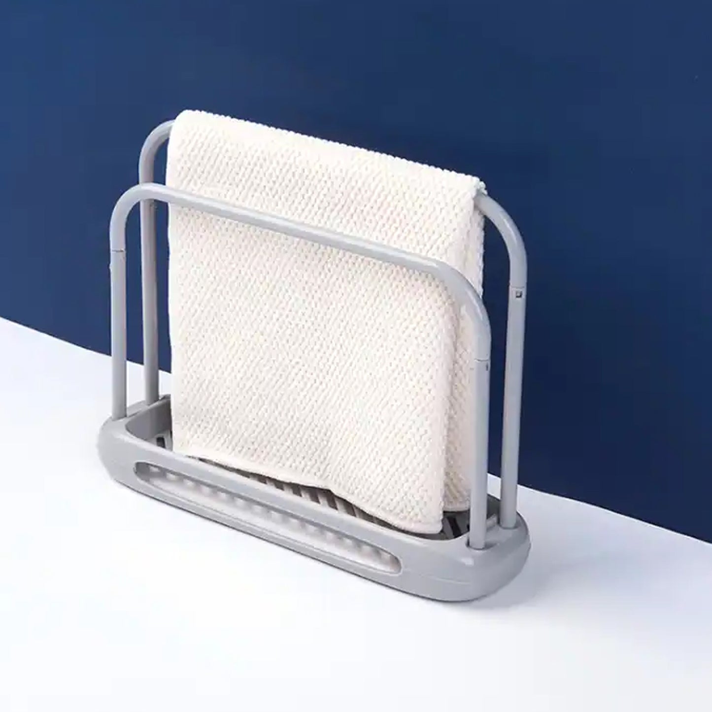 Storage Rack Kitchen Storage Holder Dish Towel Holder Dishcloth Rack Organizer Pool Dishcloth Drying Rack Sink Rag Holder Towel (1 Pc) (Rack For Dish | Towels & Clothes (1PC) |X3002|