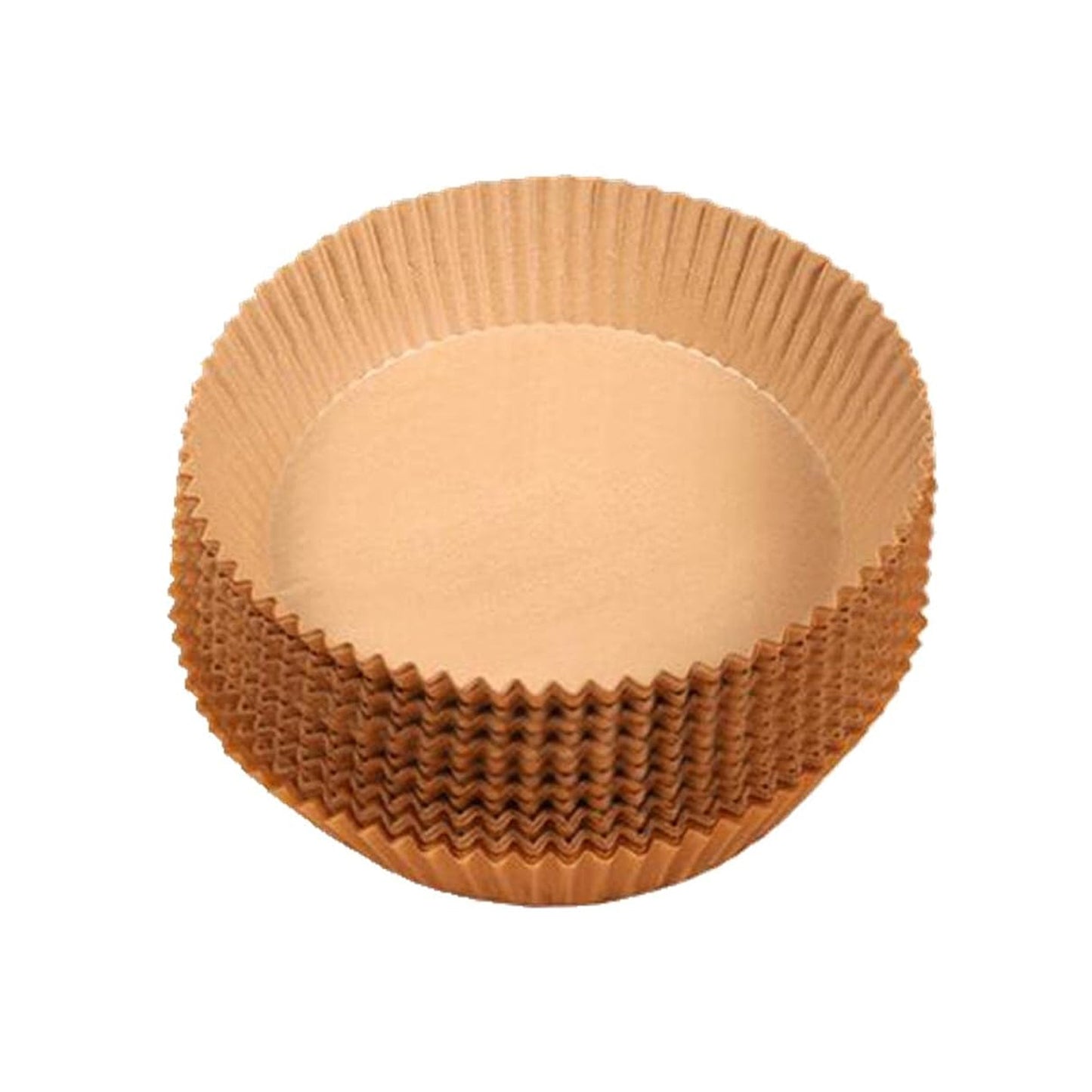 Round Air Fryer Disposable Paper Liner (50 Pcs Set 160mmx45mm) (X477)