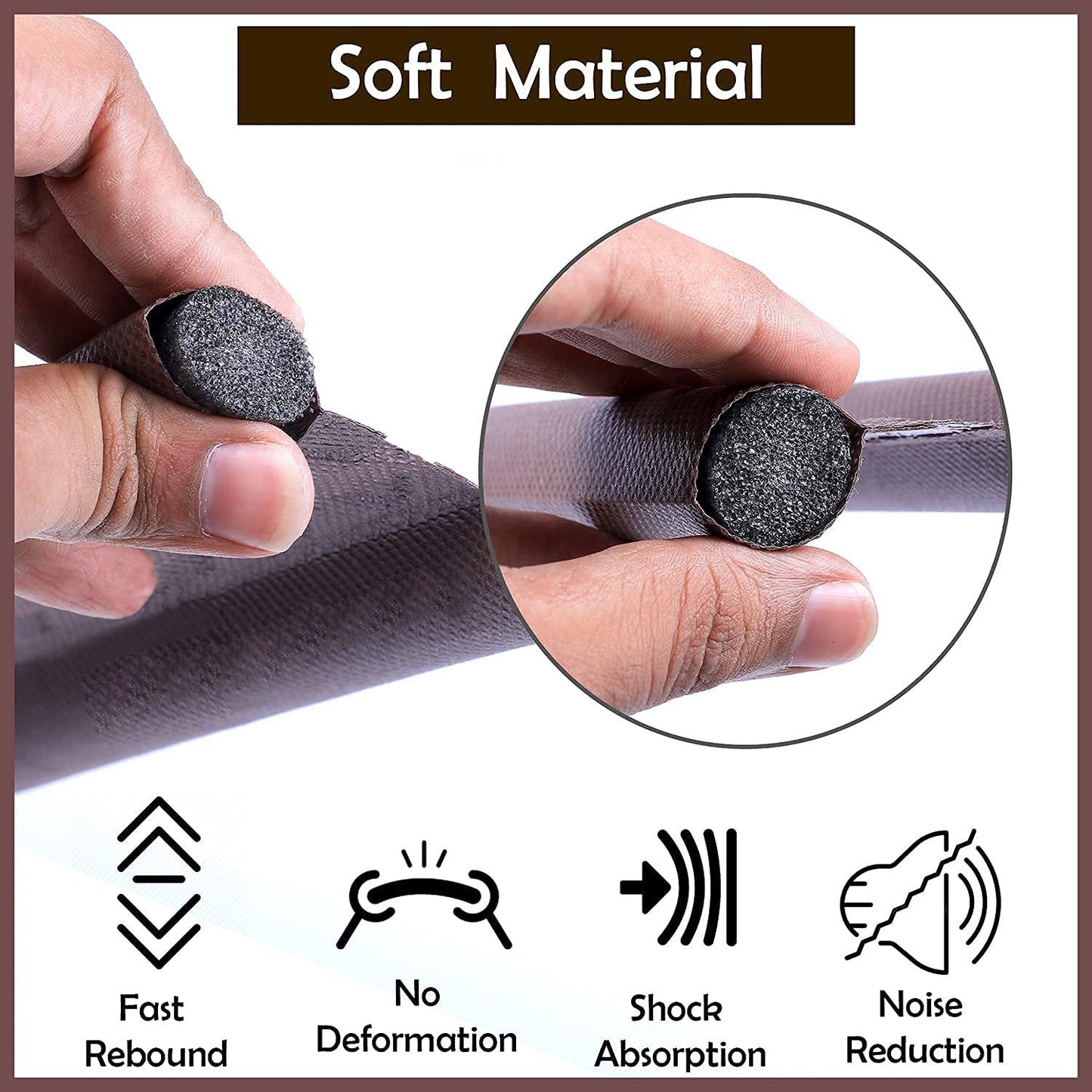 36 INCH Twin Door Draft Stopper guard Protector For Doors And Windows (X81)