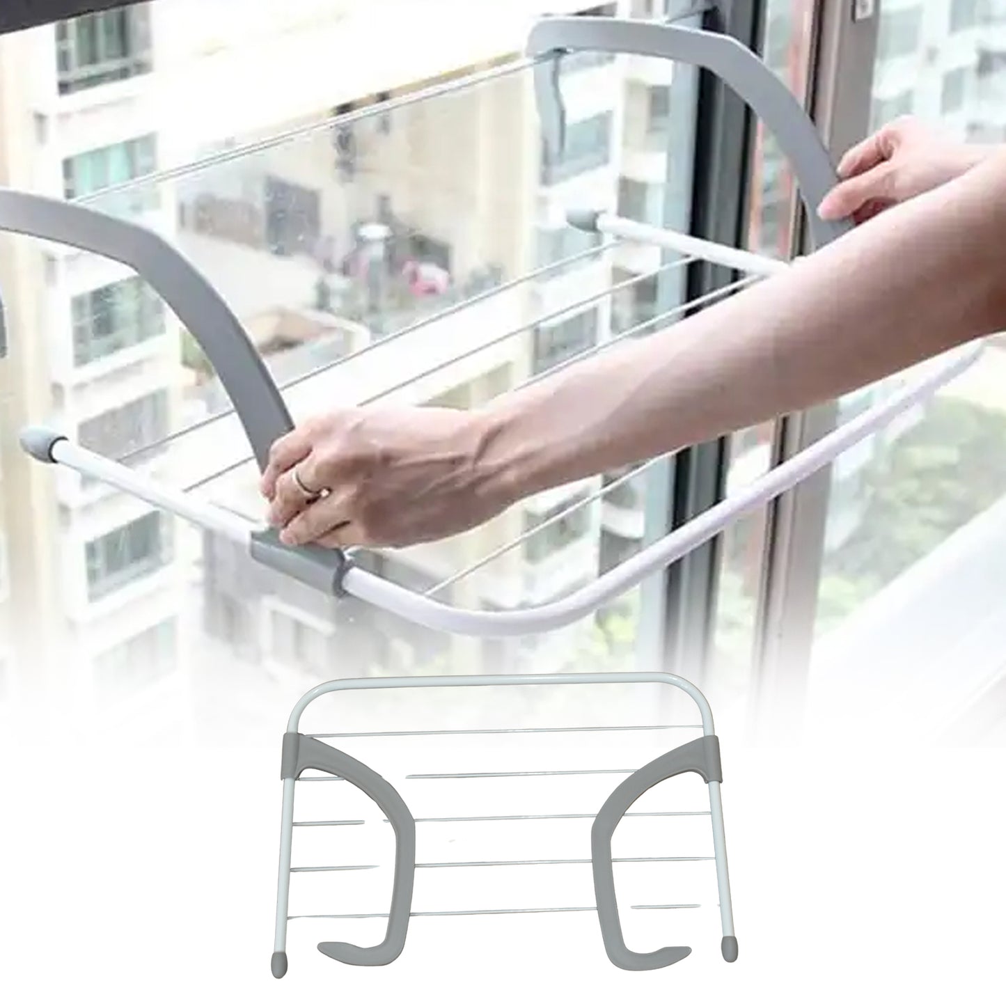 FOLDING CLOTH RACK (50*35CMS) (1pc)