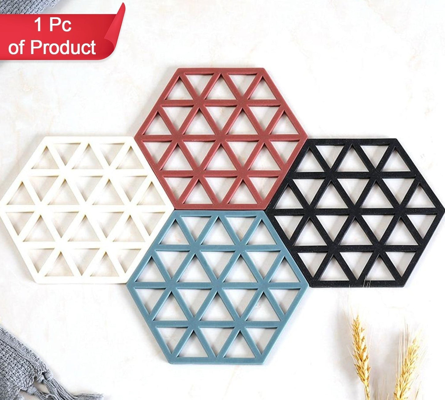 Cup Mat Pvc Tea Coaster Non-slip Placemat High Temperature Insulation Pad Hollow Pot Mat Bowl With Anti-hot