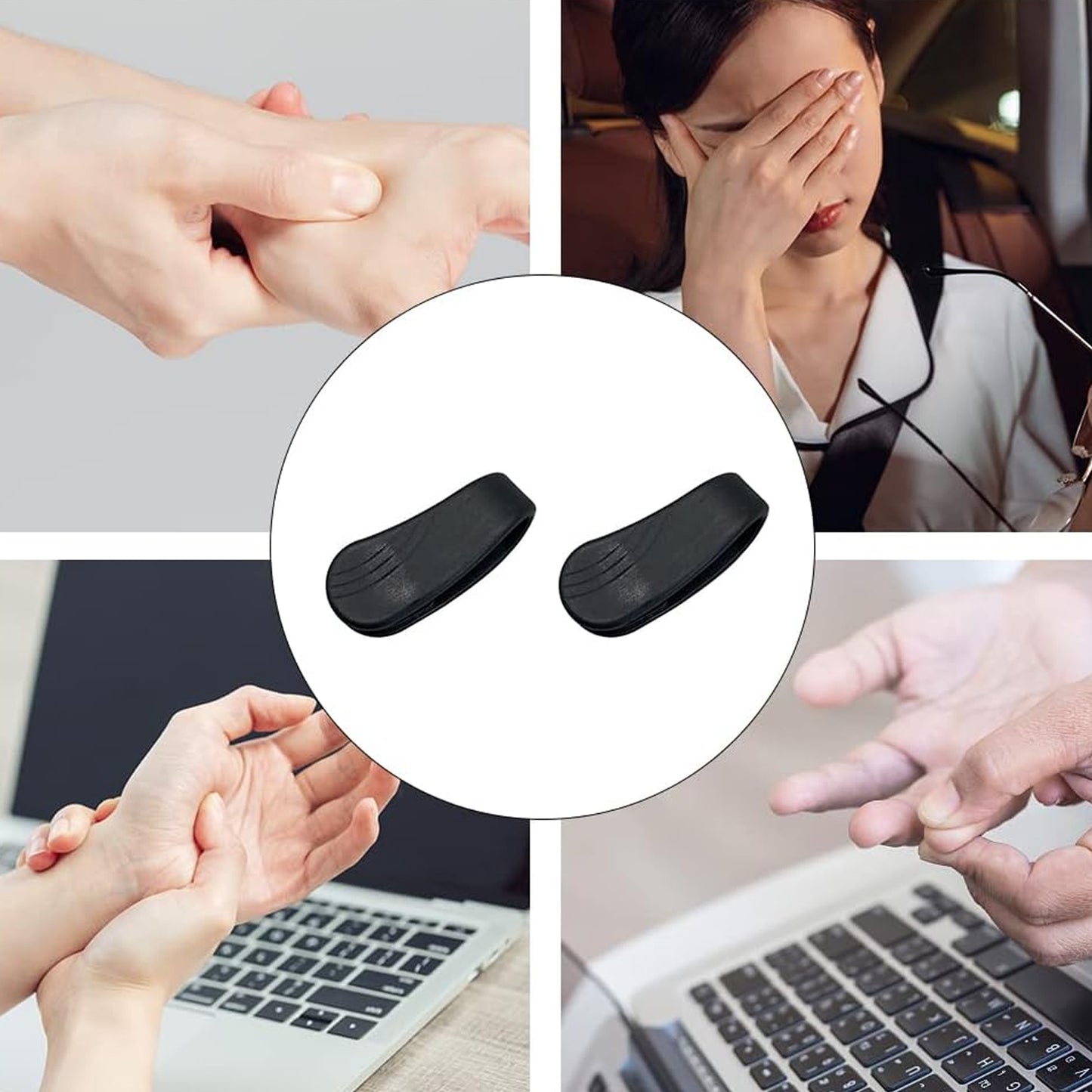 Sugar Control Li4 Acupressure Point Clip Hand Pressure Massage Clip (1 Pc Mix Color With Color Box)