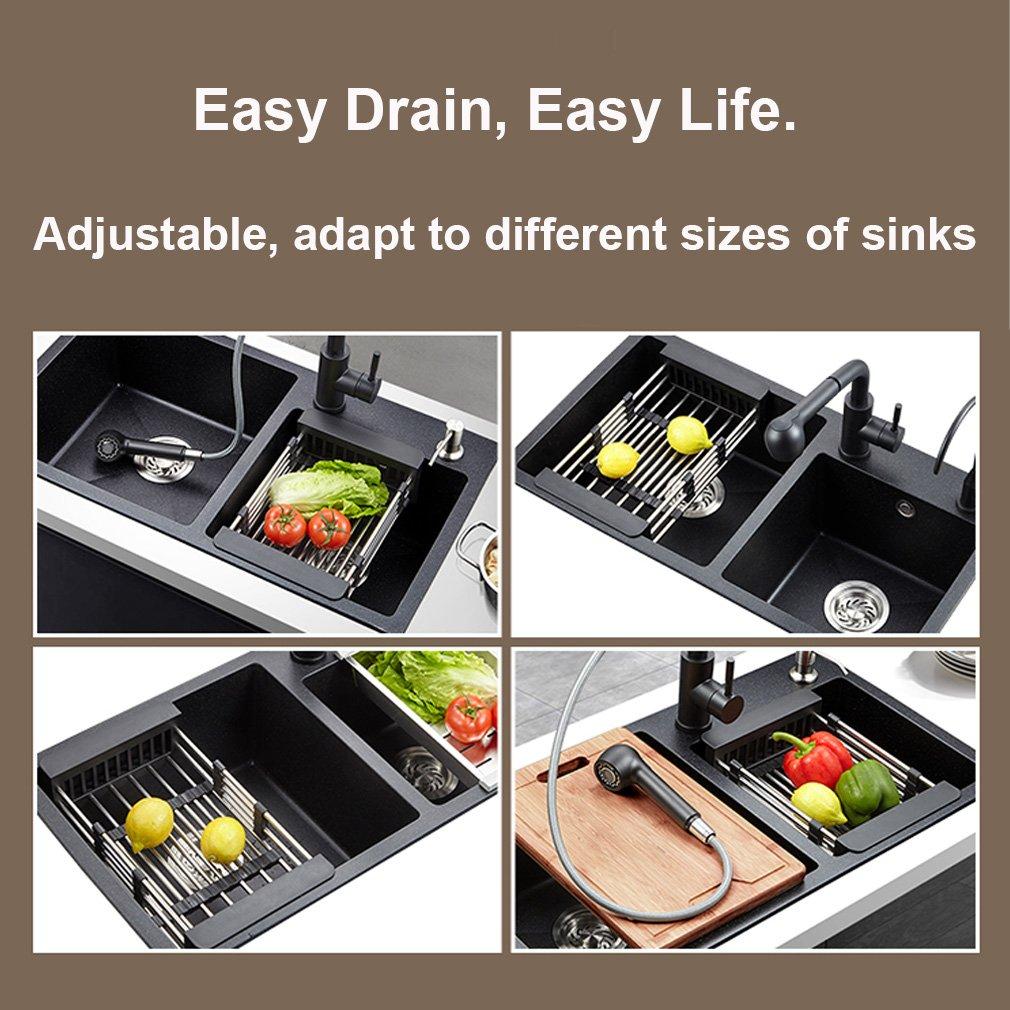 Stainless Steel Expandable Kitchen Sink Dish Drainer |X6506|