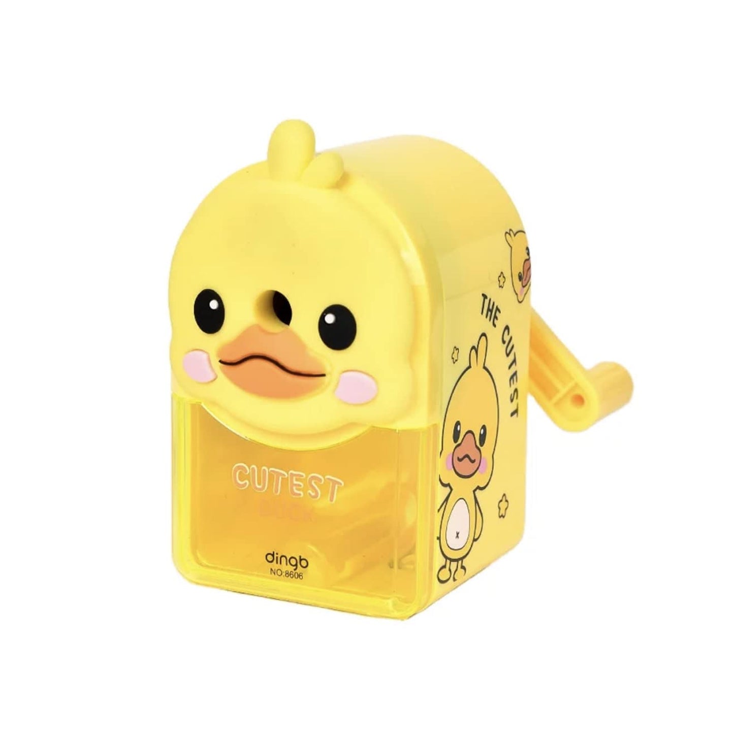 Plastic Cutest Duck Pencil Sharpener (1 Pc) X724)