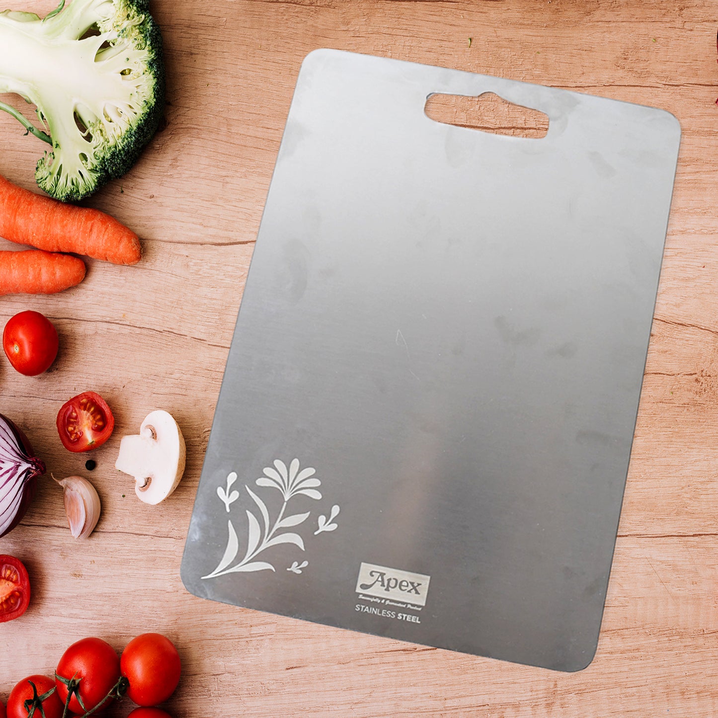 Stainless Steel Medium Chopping Board 34*24cms 1 PC|X3006|