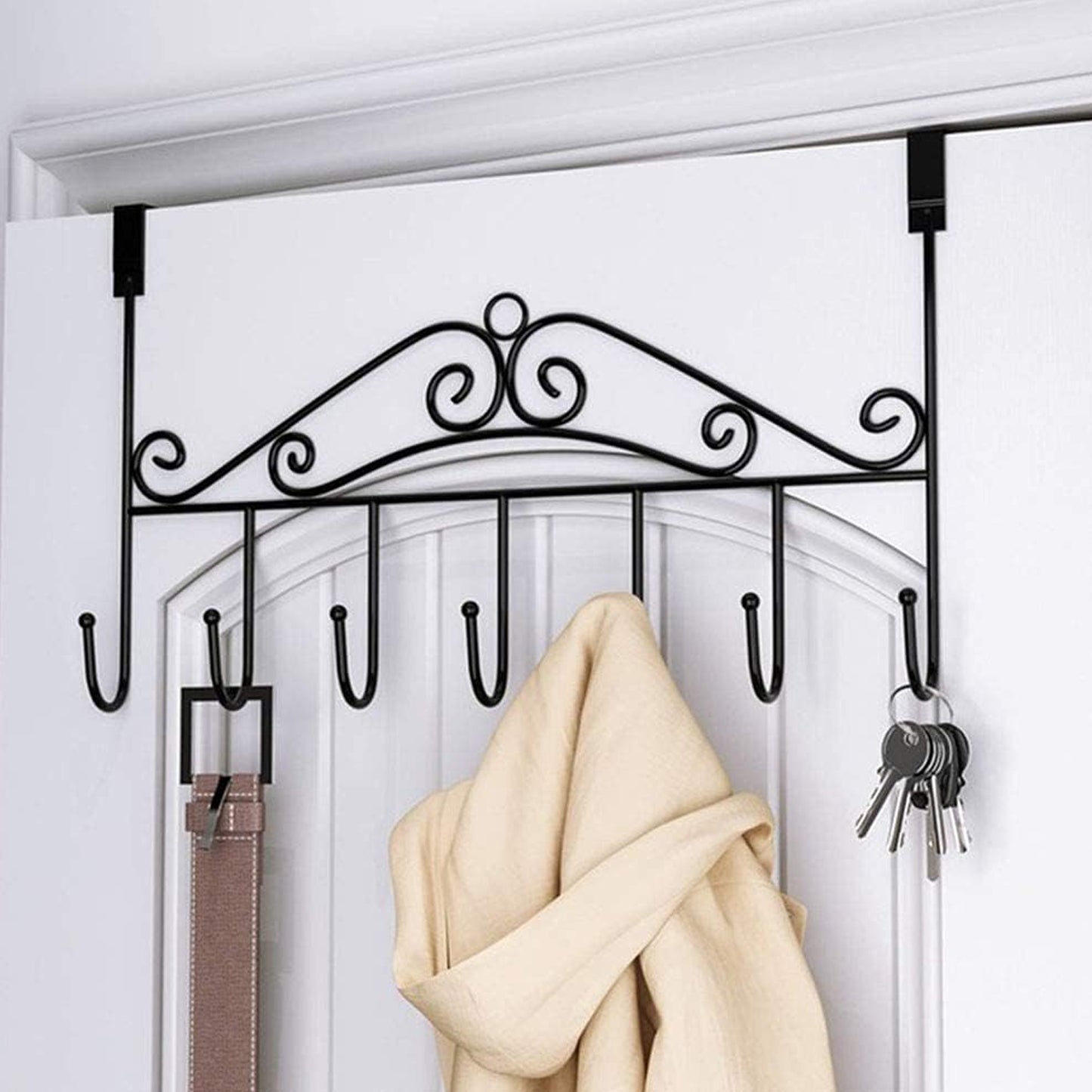 OVER DOOR 7 HOOK HANGER | 1Pc