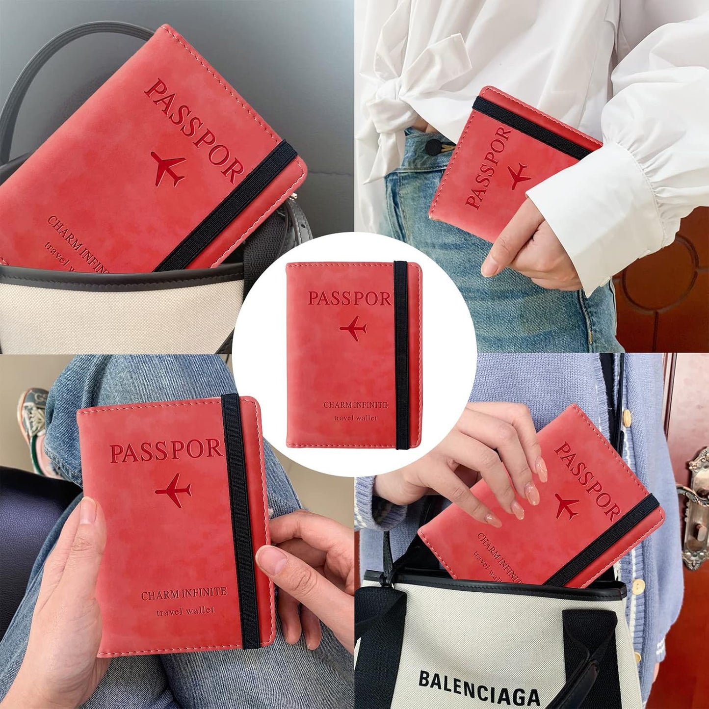 Travel Passport Holder & Wallet | Random Col. | 1Pc | X3033 |