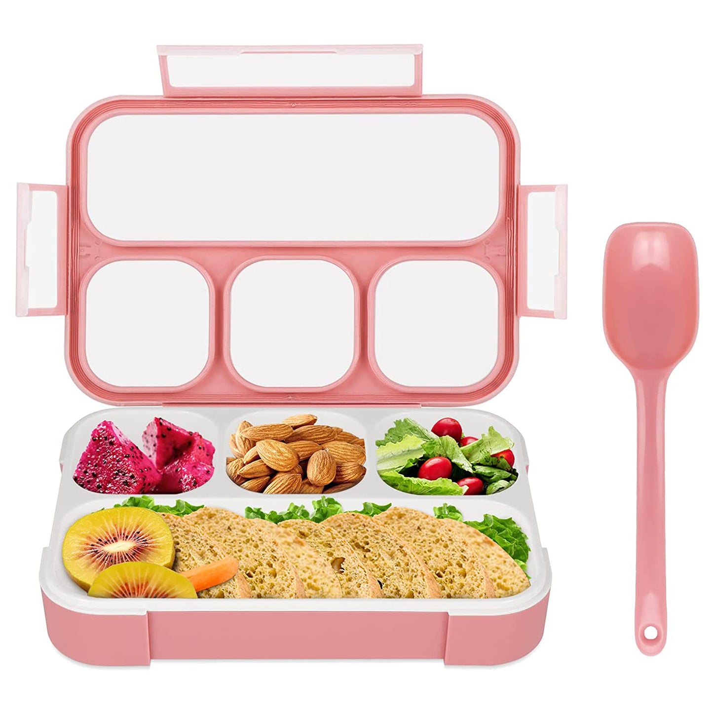 Lunch Box 4 Compartment With Leak Proof Lunch Box For School Office Use (X493)