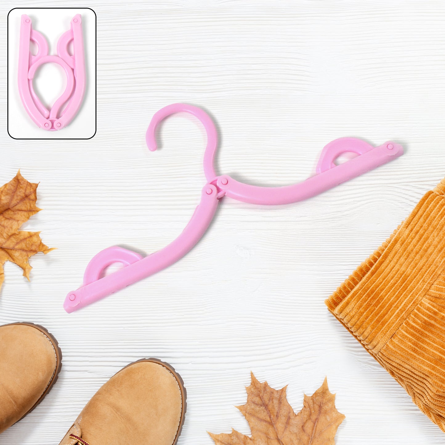 Travel Hangers Portable Folding Clothes Hangers (1 Pc Small)
