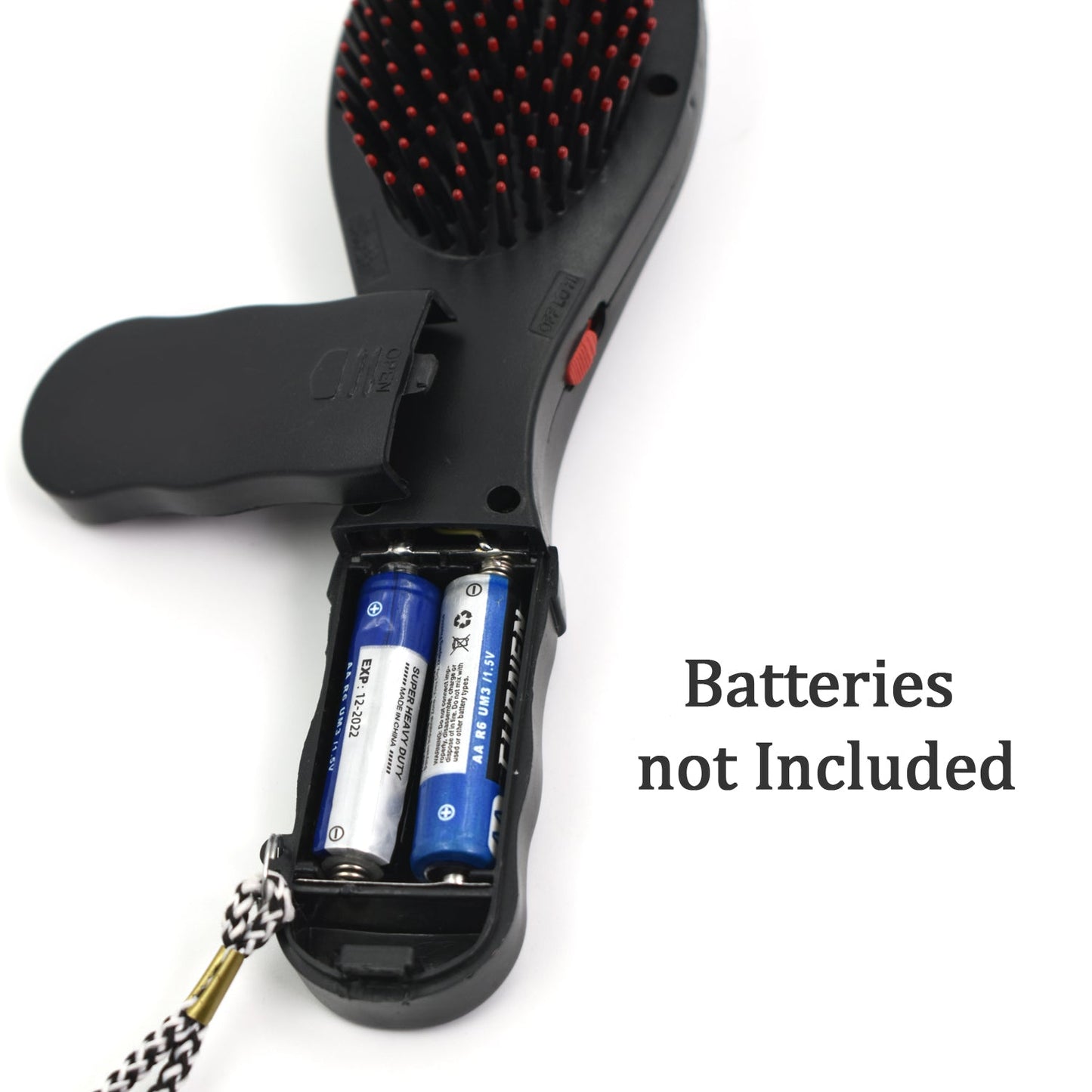Electric Vibrating Massager Comb Hair Brush Comb Massager (MKK+X101)