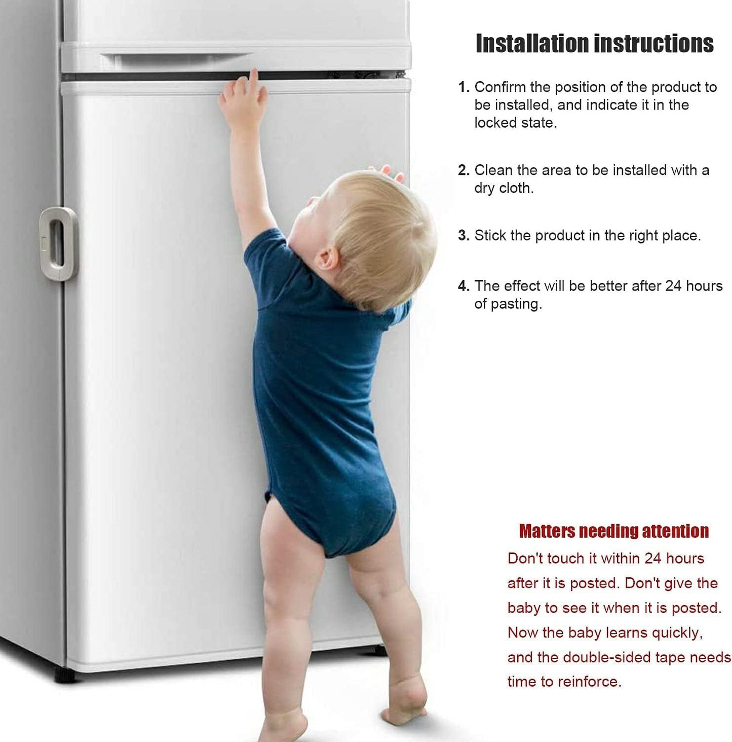 Fridge Freezer Door Lock -baby Safety Child Lock (X913)