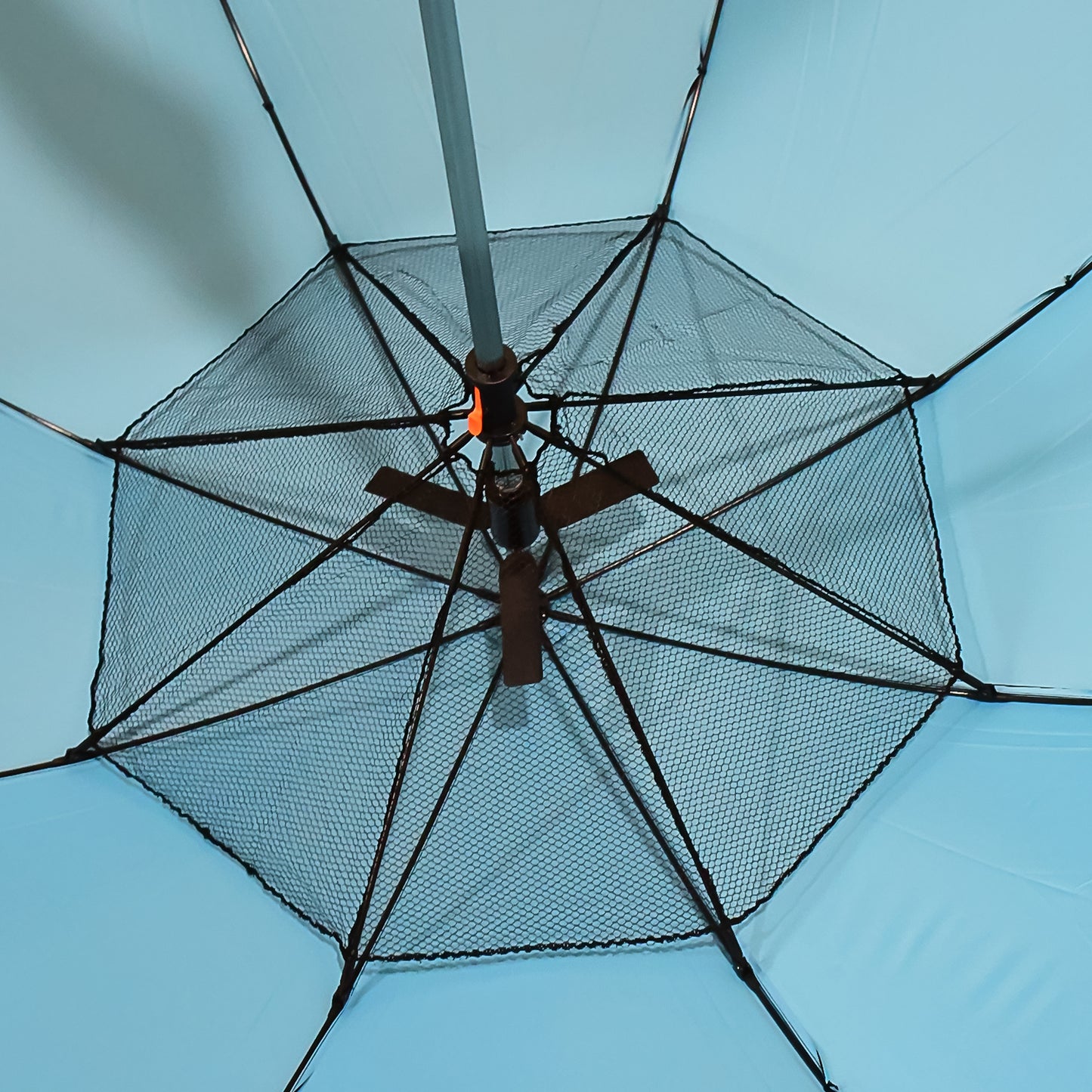Sun Umbrella With Inside Fan Power Bank Umbrellas For Summer (1 Pc)