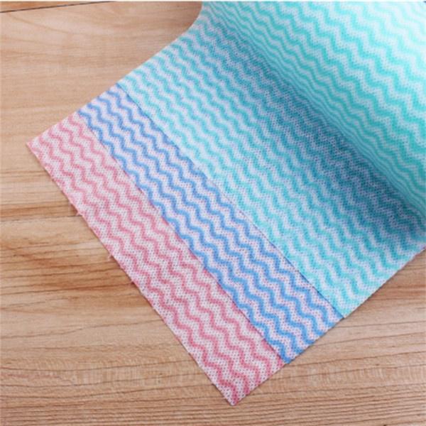Non Wooven Fabric Disposable Handy Wipe Cleaning Cloth Roll (1pc) (X637)