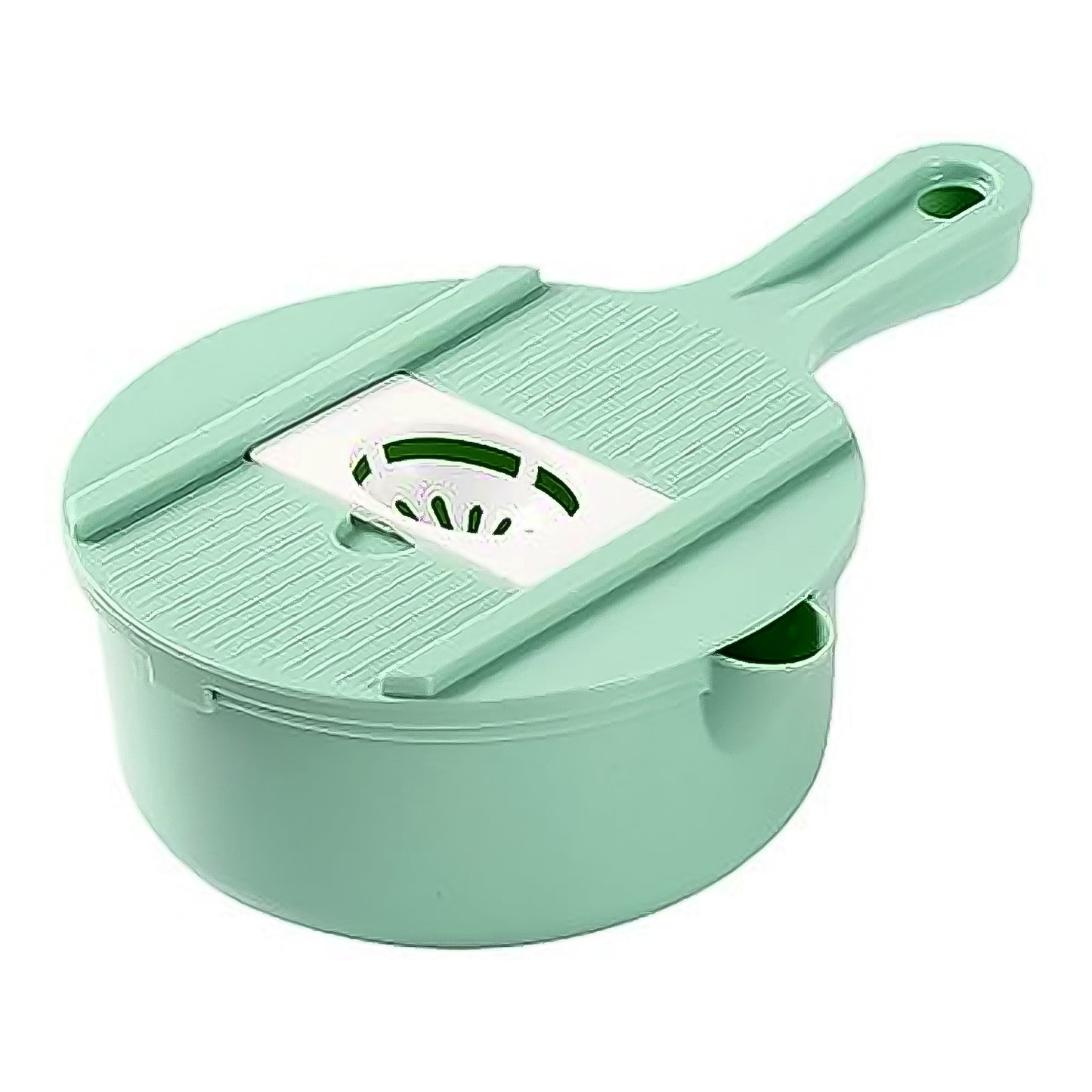 Vegetable Choppers With Drain Basket 6 In 1 Vegetable Slicer Blades (1 Set) (X922)
