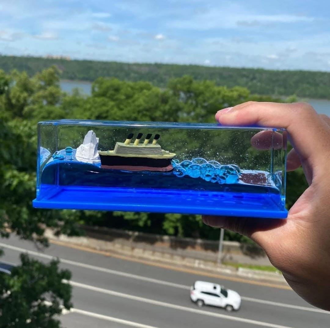 Liquid Wave Cruise Ship Decoration
