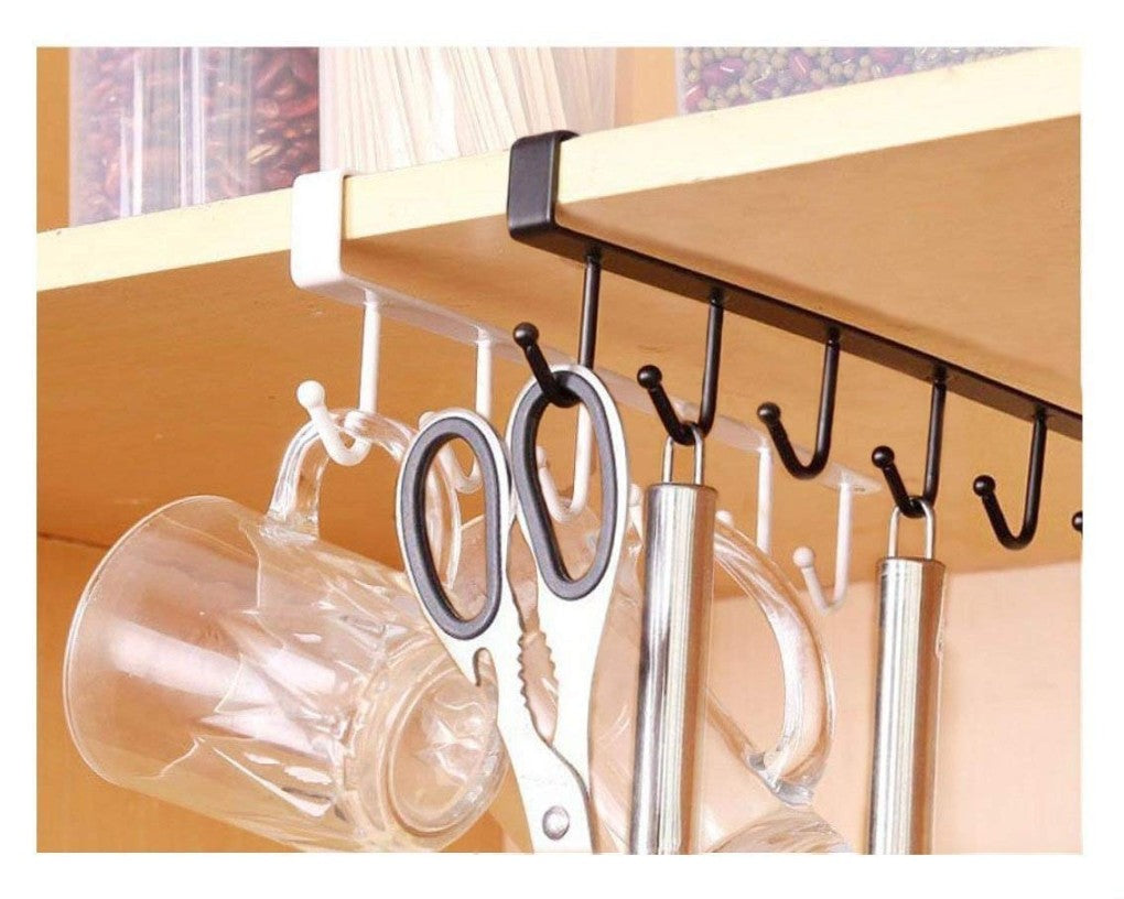 6 IN 1 SS SHELF HANGER HOOK (1PCS) (X1088)