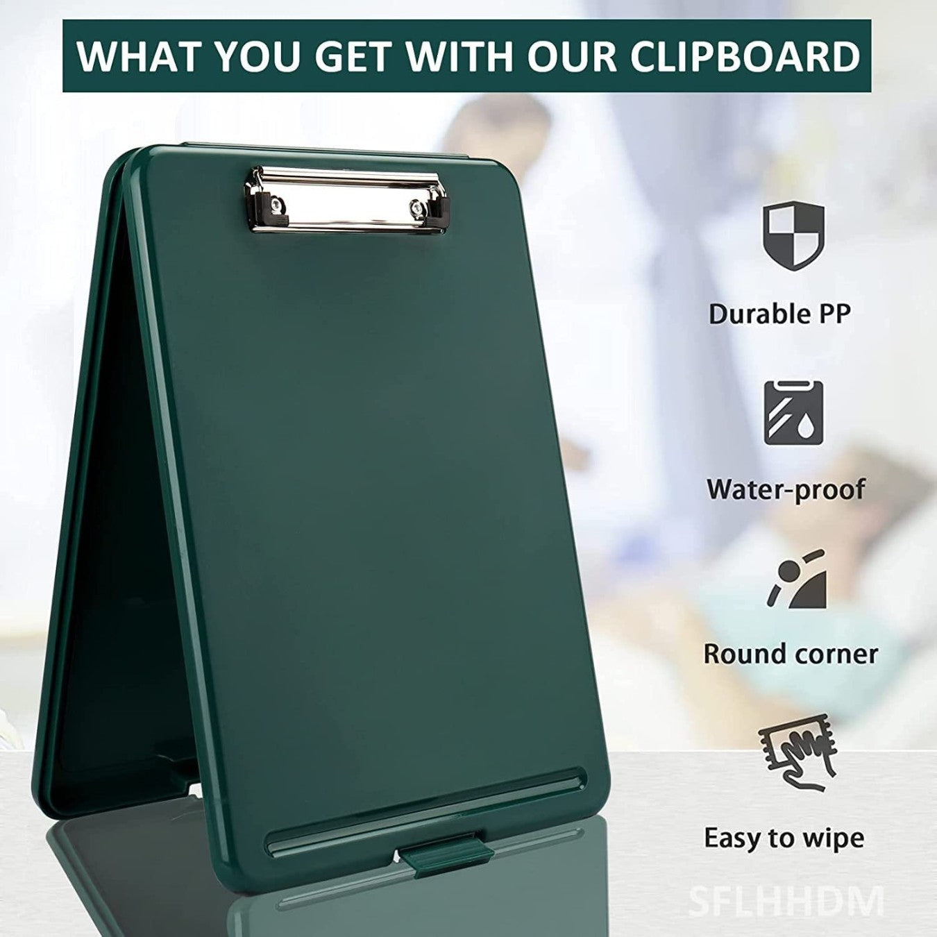 PAPER CLIP BOARD WITH PAPER PEN STORE (X1034)