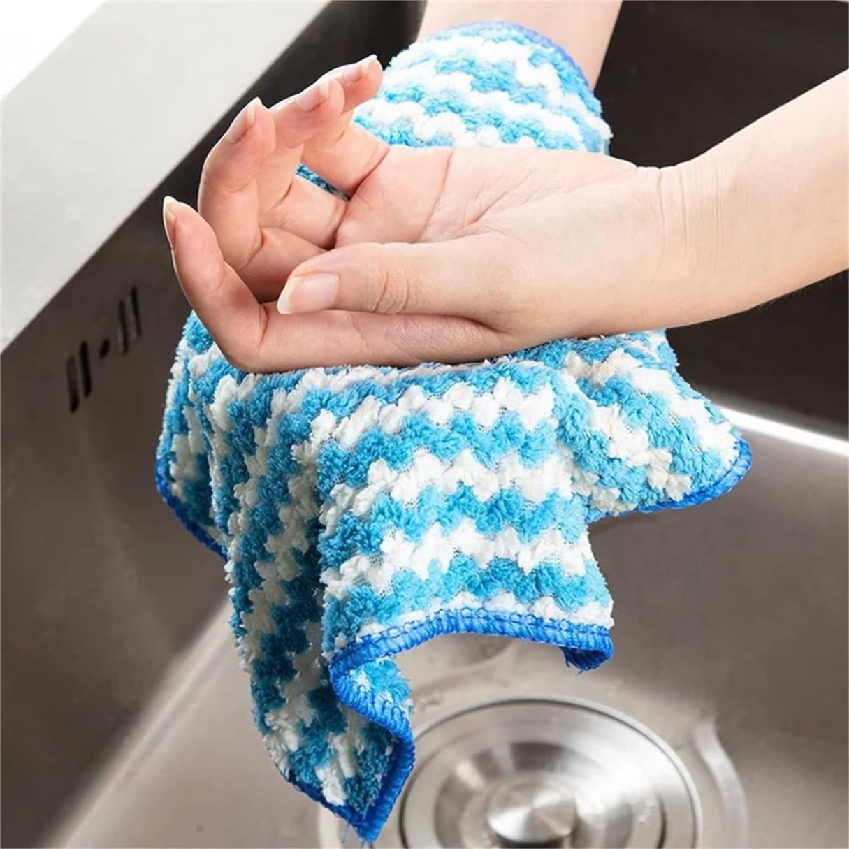 MICROFIBER DISH CLOTH TOWEL (5PCS) (X626)