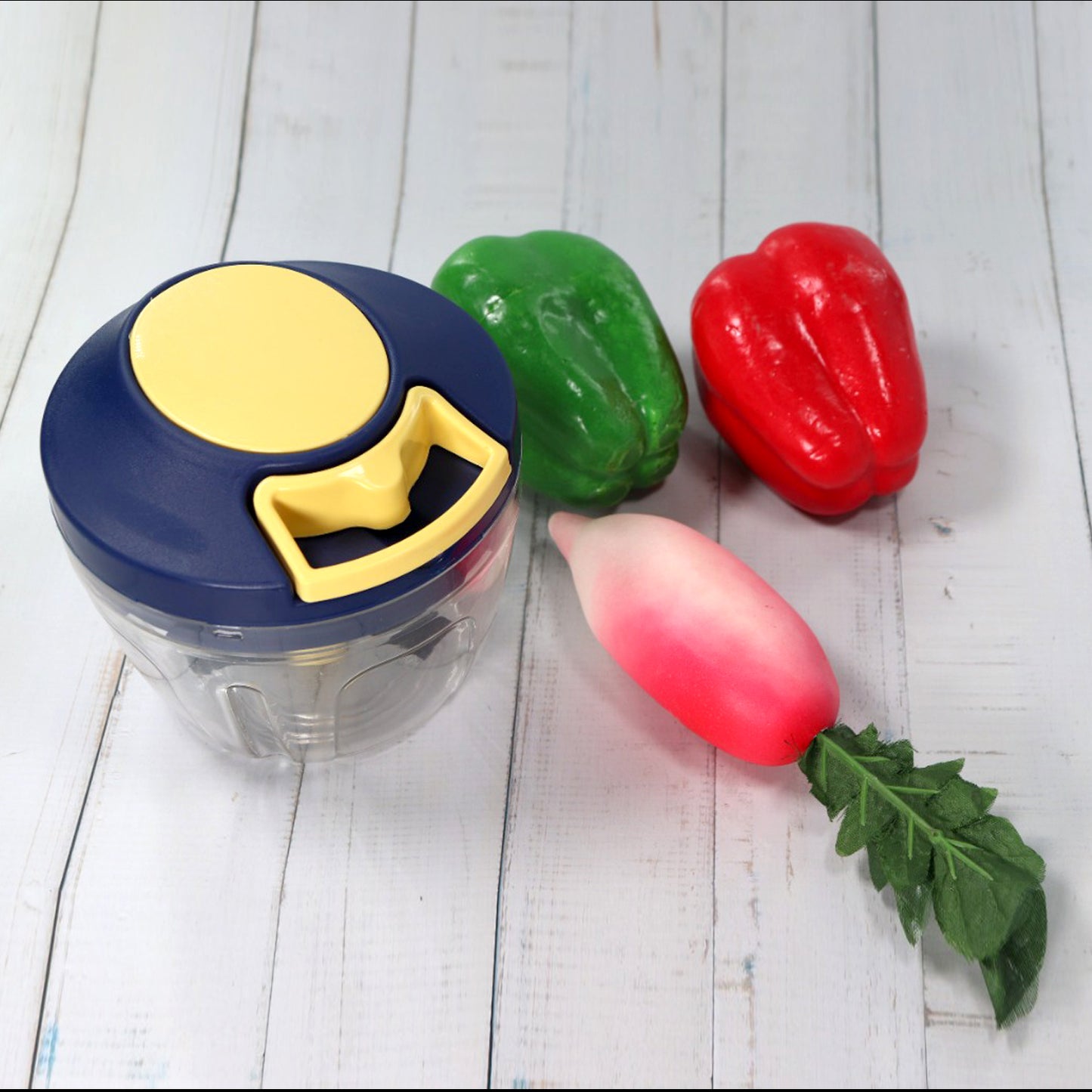 MKK-5 Chopper With 4 Blades For Effortlessly Chopping Vegetables And Fruits For Your Kitchen (650ml)