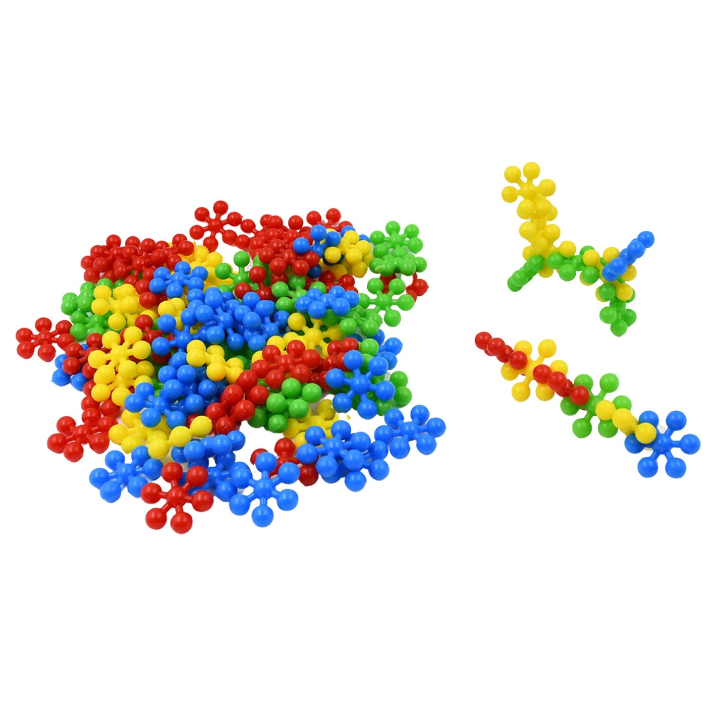 Star Shaped Star Block Interlocking Blocks Colorful Star Building Blocks (100 Pcs Set) (X717)