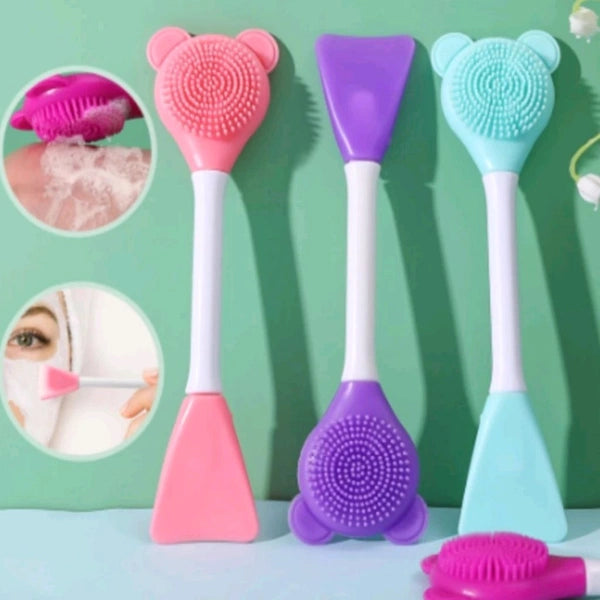 3 in 1 Teddy Shape Facial Massager (1PCS) (RANDOM COLOUR) (X808)