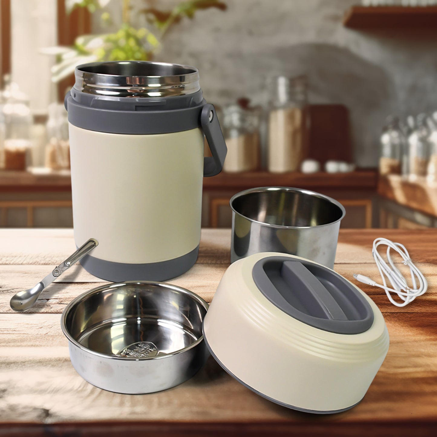 Usb Electric Heated Lunch Boxes (2 Ltr.) (X1012)