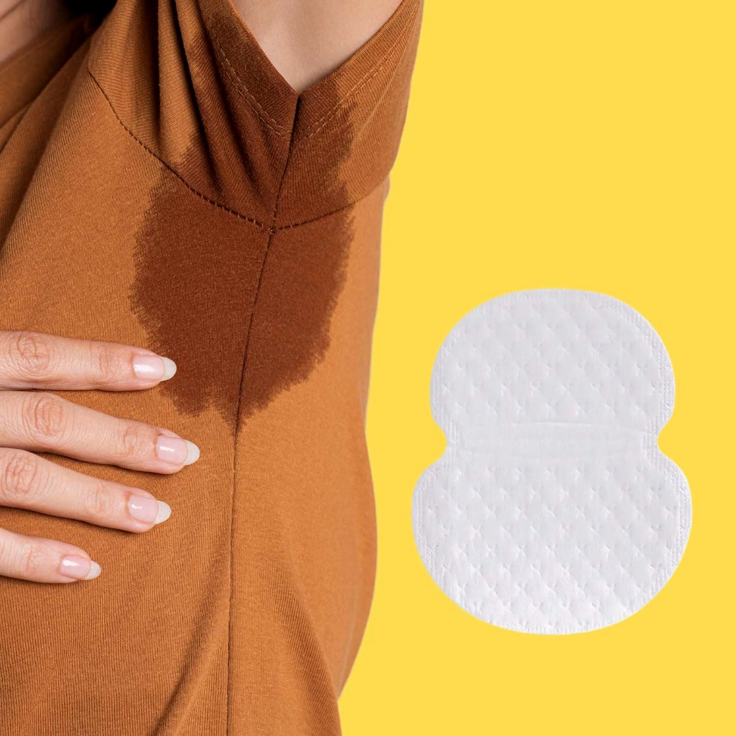 Underarms Sweat Pads Disposable Highly Absorbent Pads (Pack Of 10) (X813)