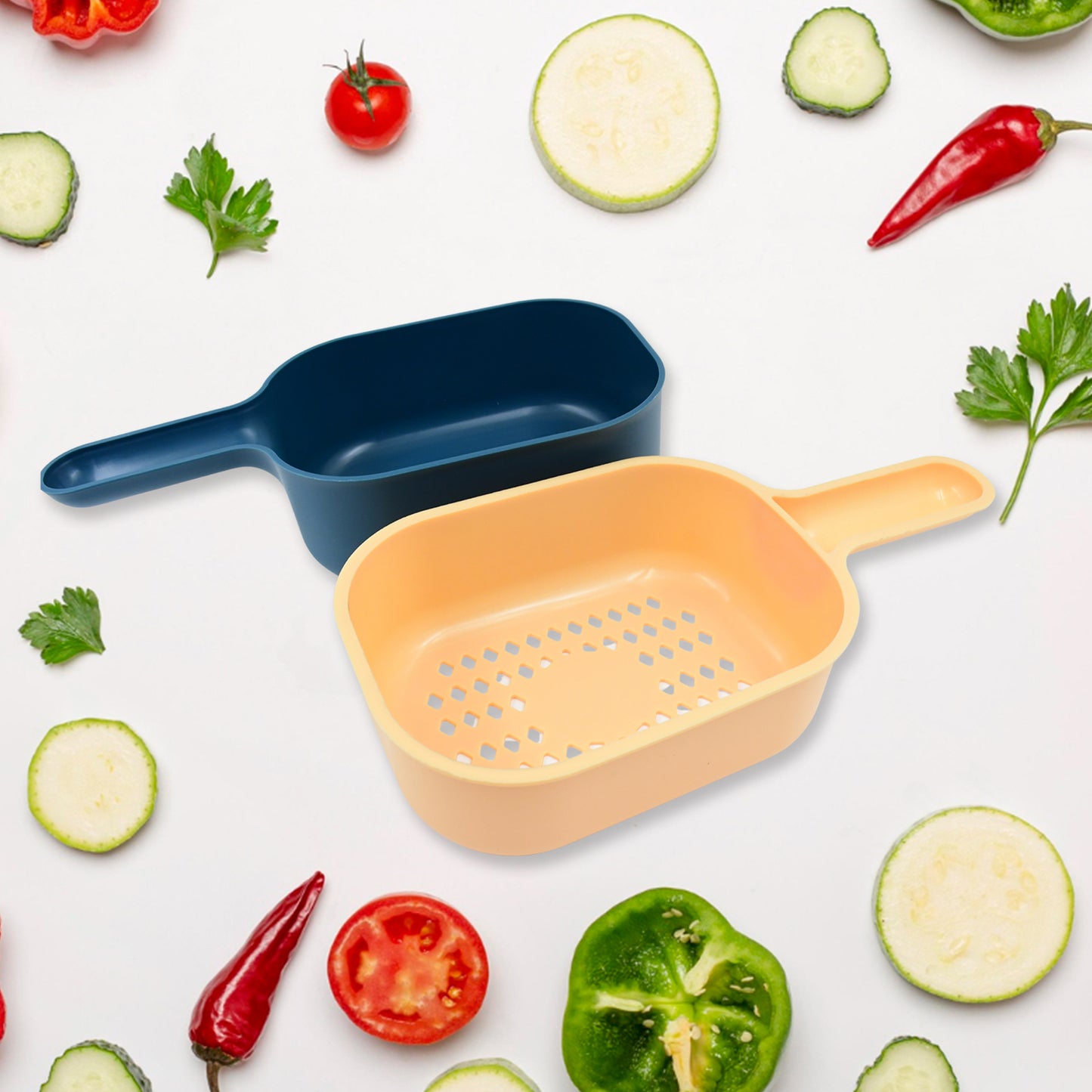 6 Blades Kitchen Accessories Tools Appliances With Container Handle (1 Set) (X265)