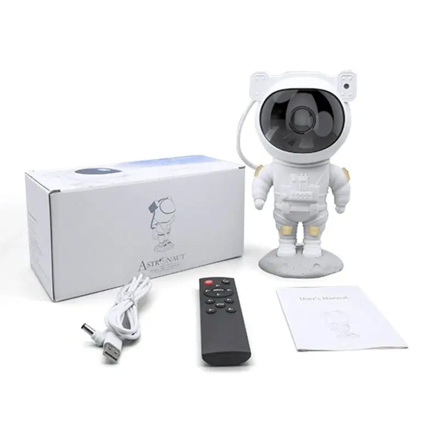 Robot Sky Space Stars Light Astronaut Galaxy Projector Night Lamp Bedroom Kids (X526)