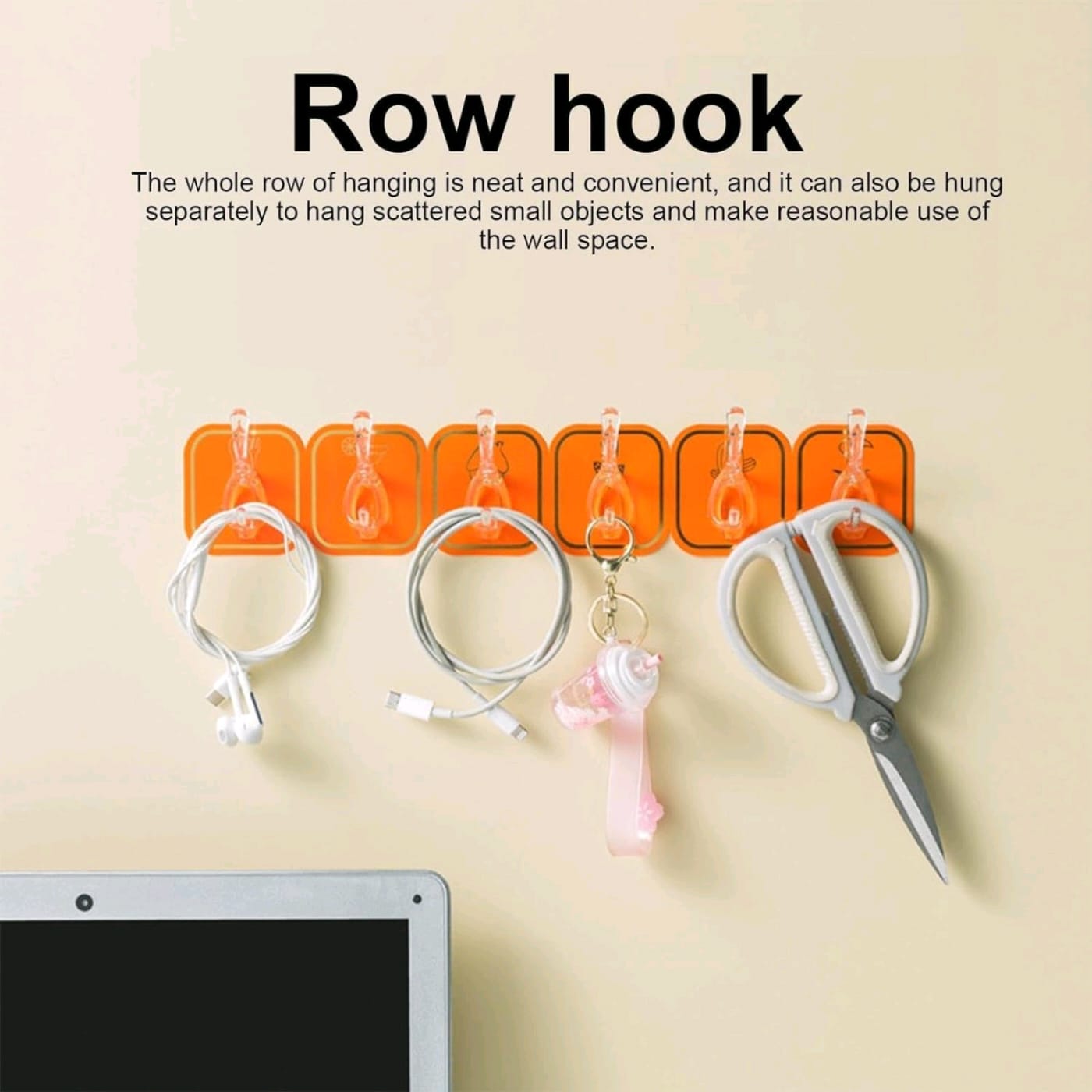 CUTE PATTERN 6 HOOKS STRIP (YS+X157)