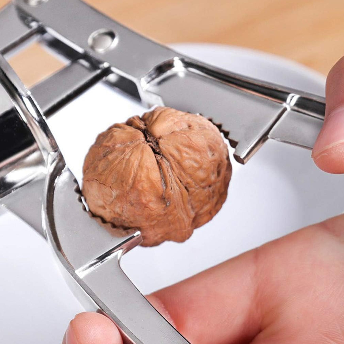 2 In1 Garlic Masher Premium Garlic Press Walnut Cracker Opener (1 Pc) (X726)