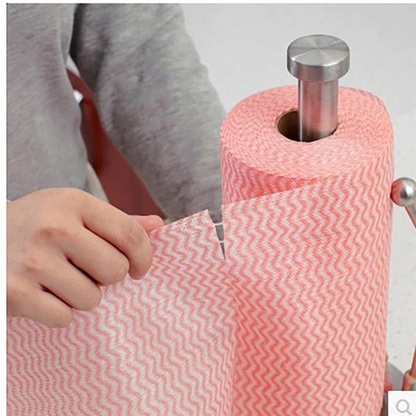 Non Wooven Fabric Disposable Handy Wipe Cleaning Cloth Roll (1pc) (X637)