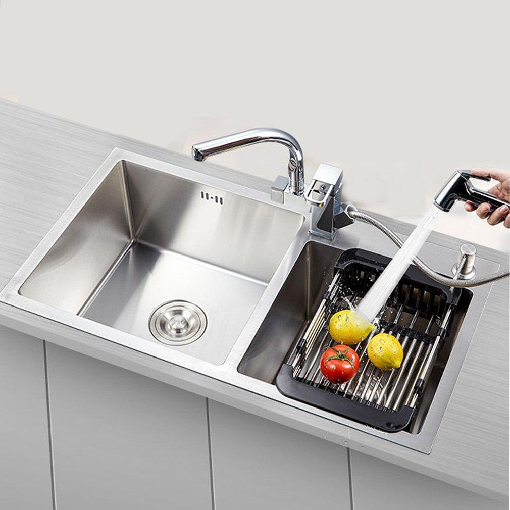 Stainless Steel Expandable Kitchen Sink Dish Drainer |X6506|