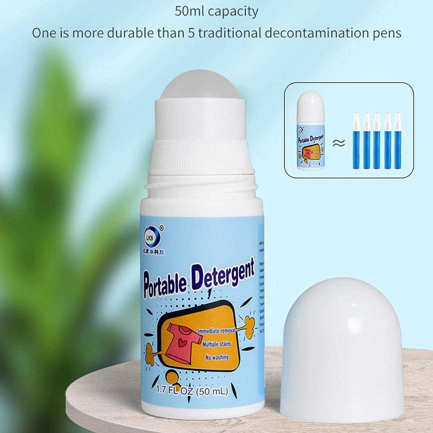 Clothes Stain Remover Bead Design Emergency Stain Rescue Roller-ball Cleaner For Natural Fabric Removes Oil Almost All Types Of Fabrics (MKK-X103)