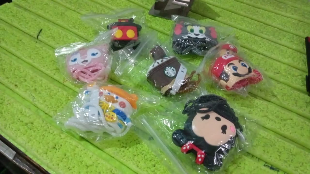 Cartoon Character Silicon Charger Case Cover For iP 18-20W (Mix Design / 1 Pc) (X293)