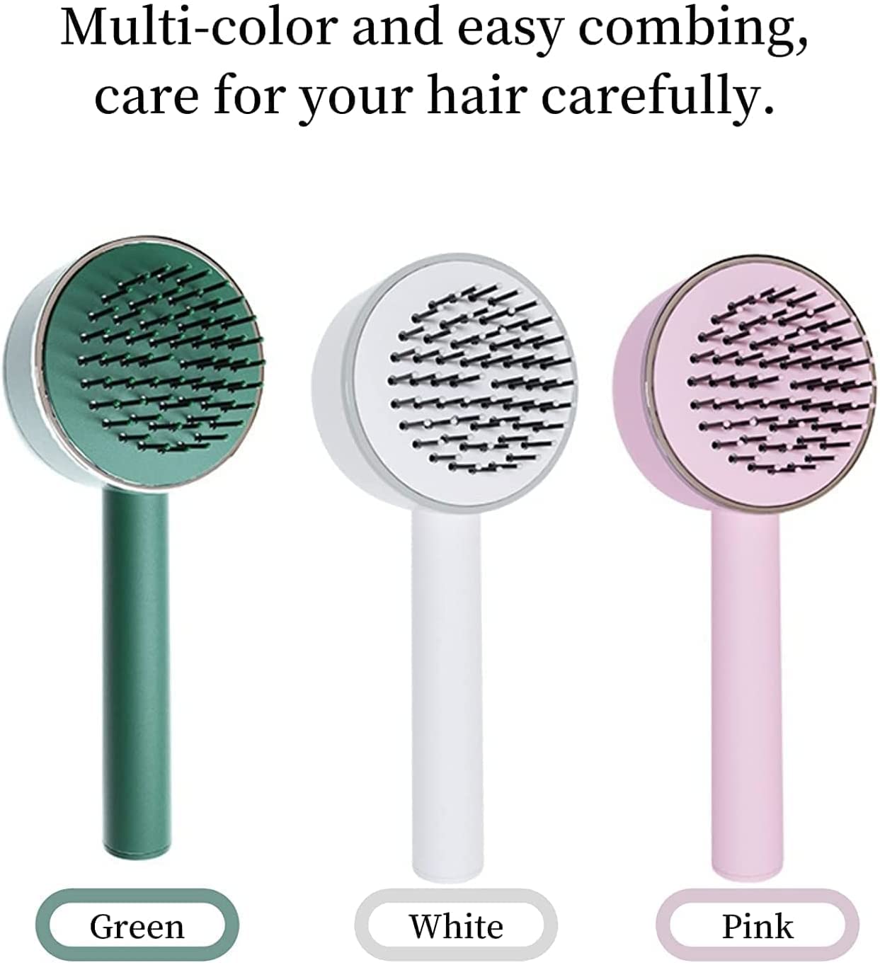 Air Cushion Massage Brush Airbag Massage Comb With Long Handle Self-cleaning (X203)