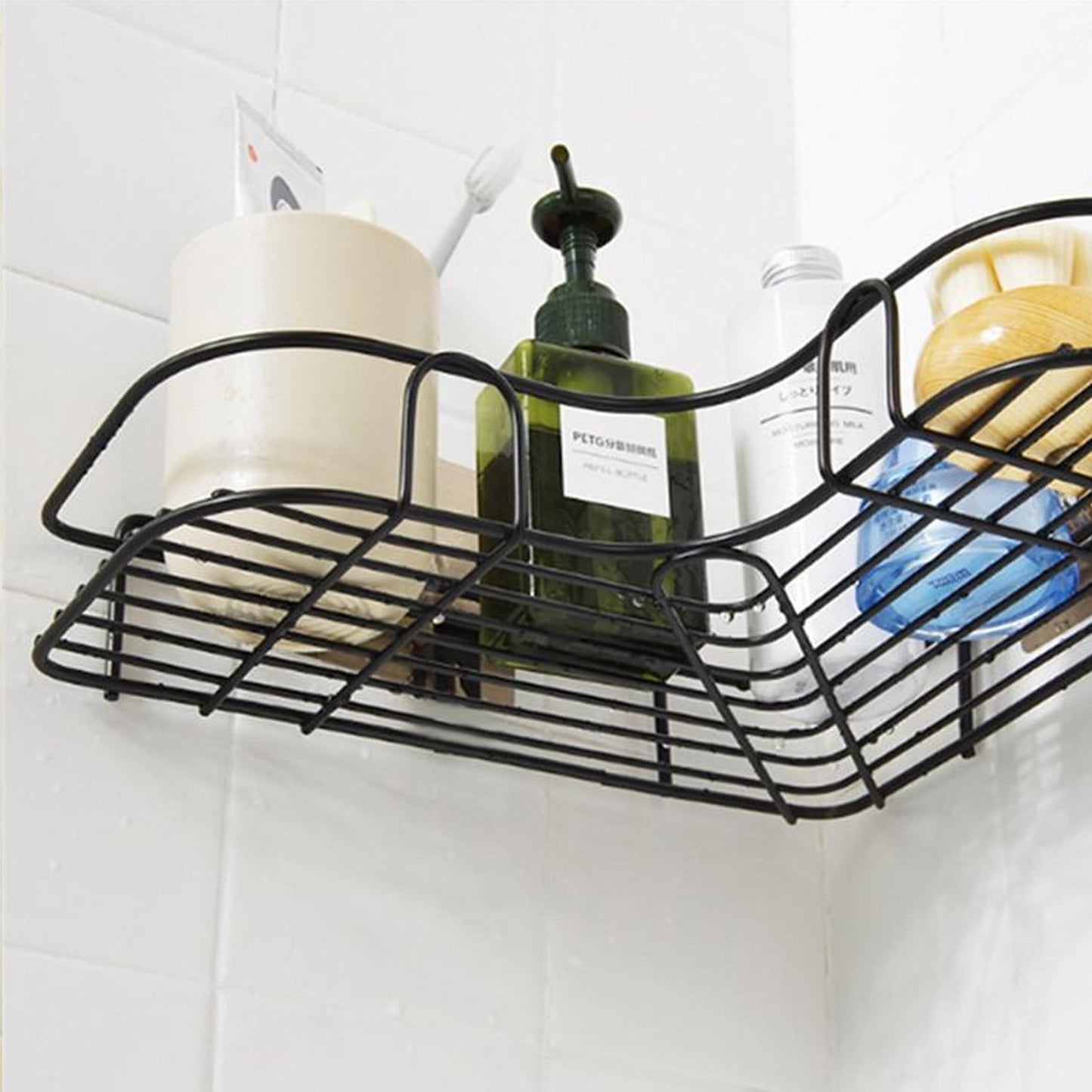 CORNER BLACK RACK (2PC)