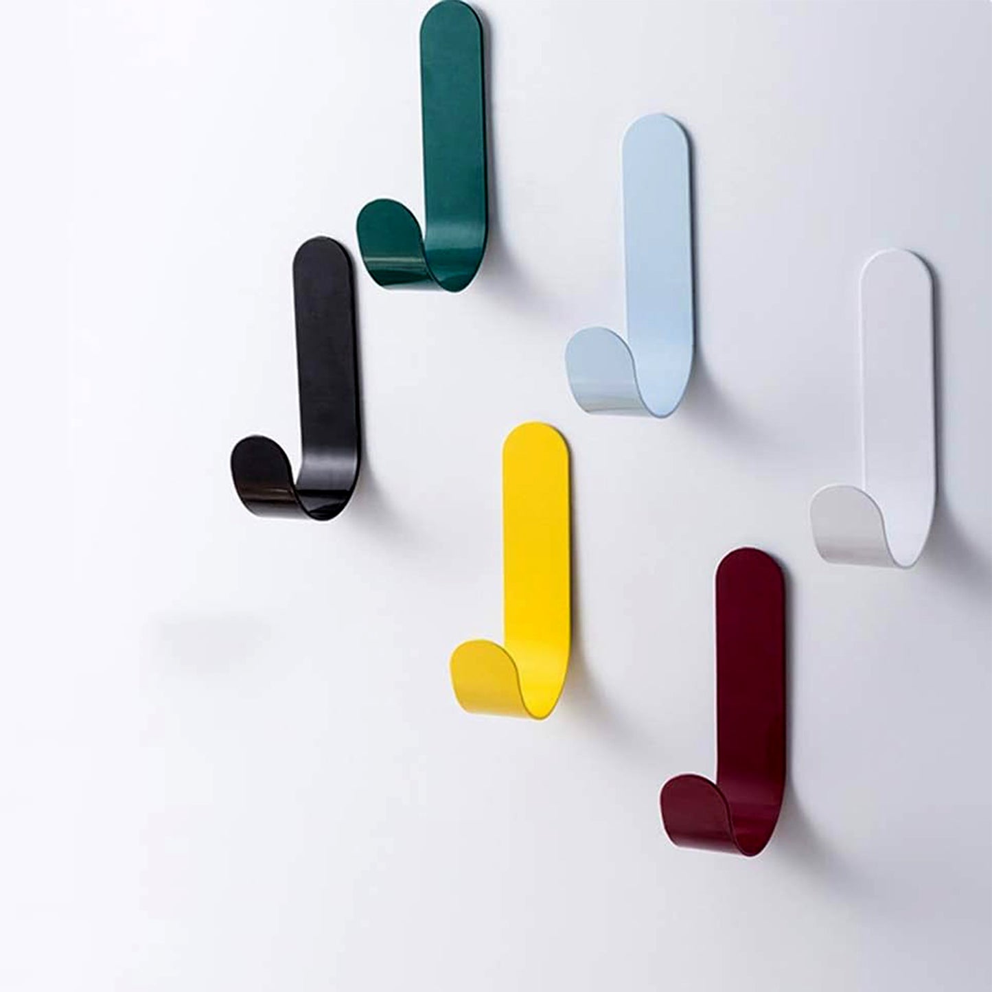 Self Adhesive Wall Hooks Waterproof Adhesive Sticky Round Hooks (20 Pcs Set) (X474)