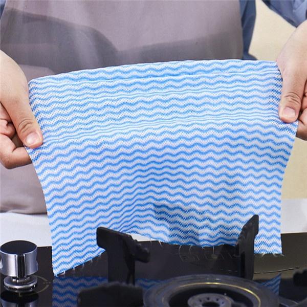 Non Wooven Fabric Disposable Handy Wipe Cleaning Cloth Roll (1pc) (X637)