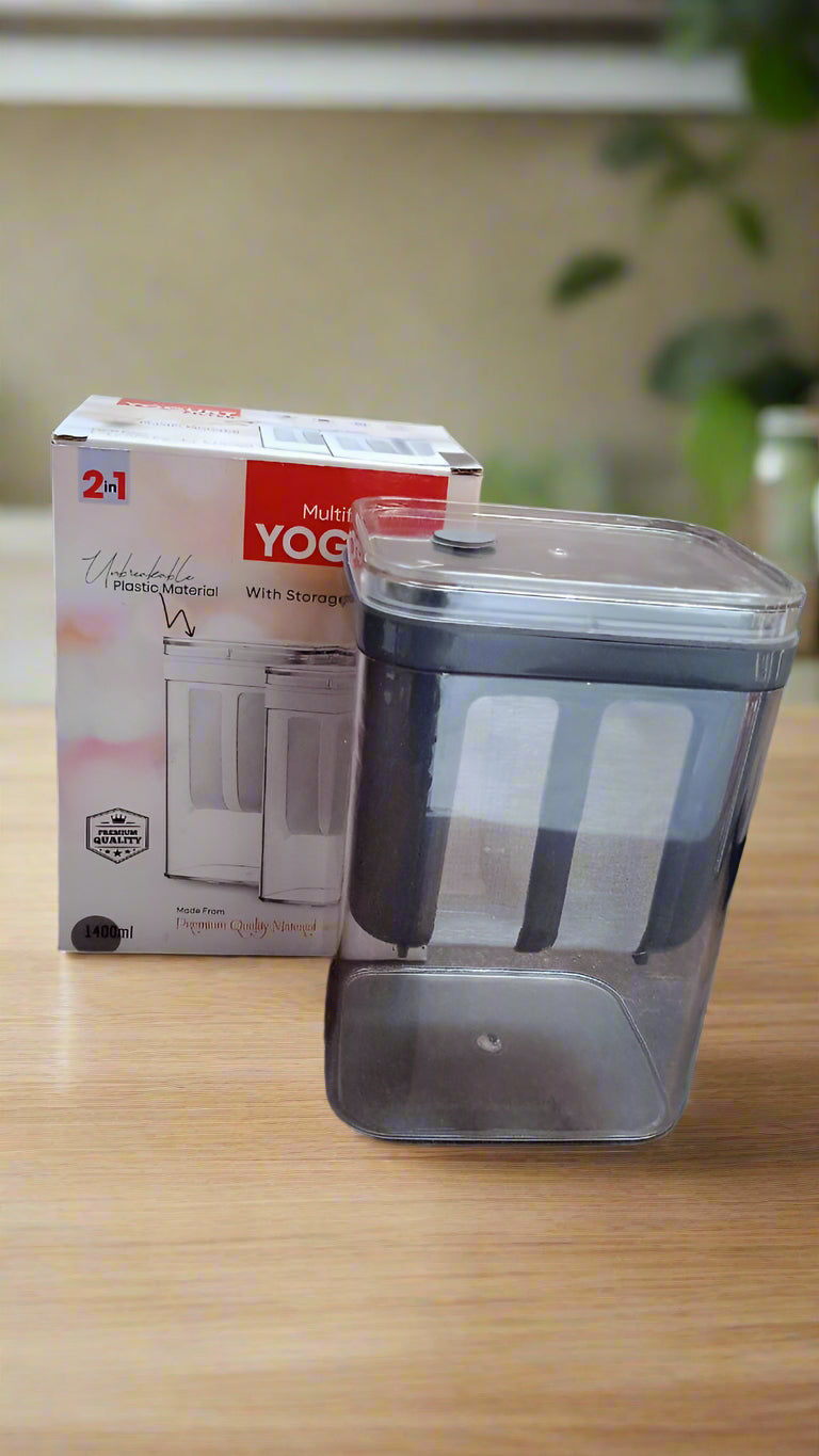 2 In 1 Multifunctional Yogurt Strainer With Storage Container 1100 Ml (1 Set)