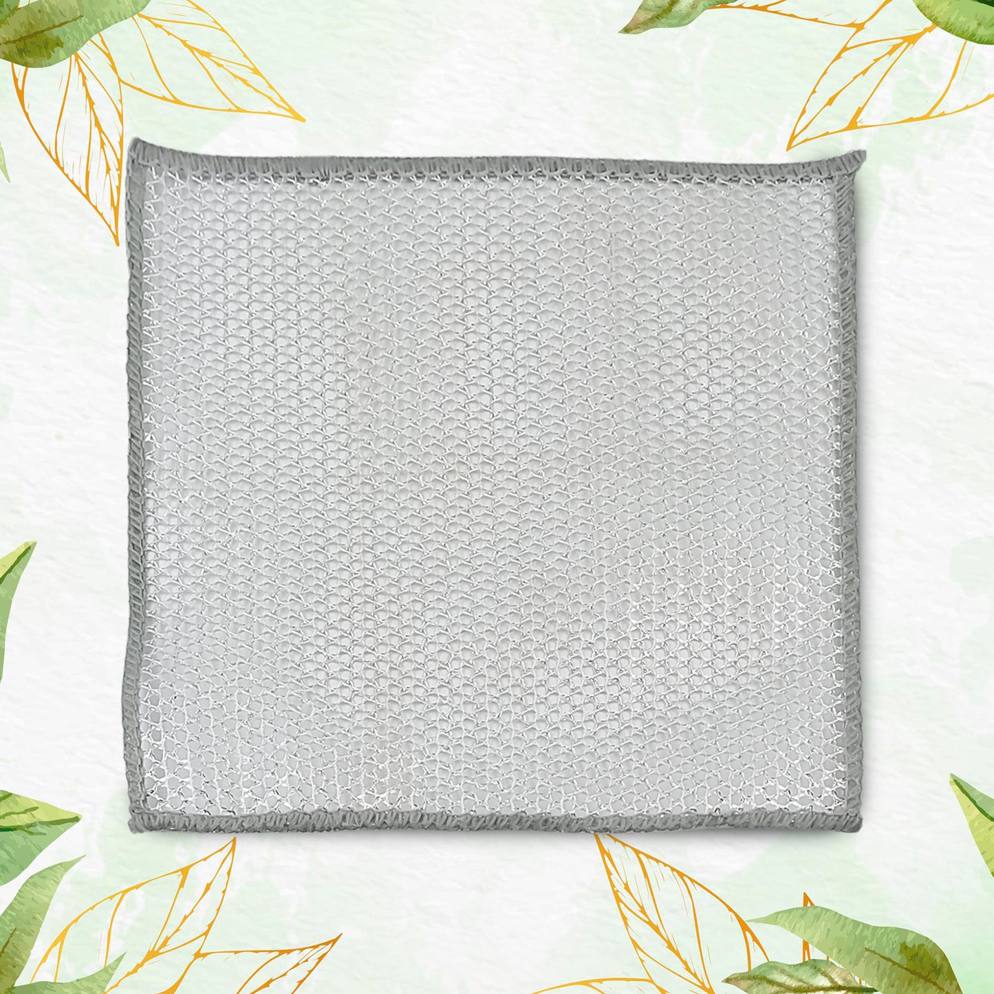 One-sided Multipurpose Microfiber Cloths Scrubber (1 Pc 20x20 Cm) (X428)