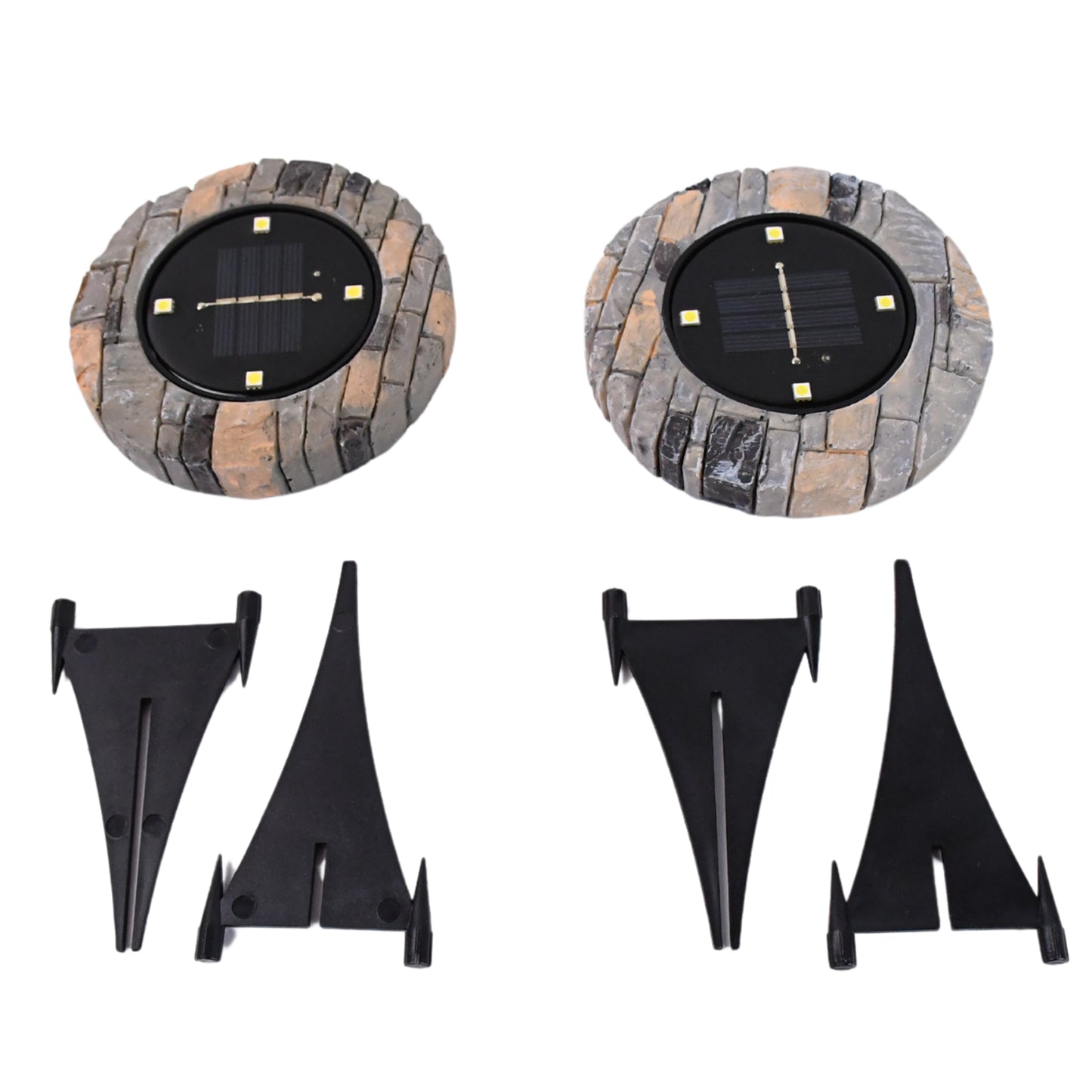 Heavy Duty Outdoor Solar Pathway Lights | Pack of 2 Pcs | X3027