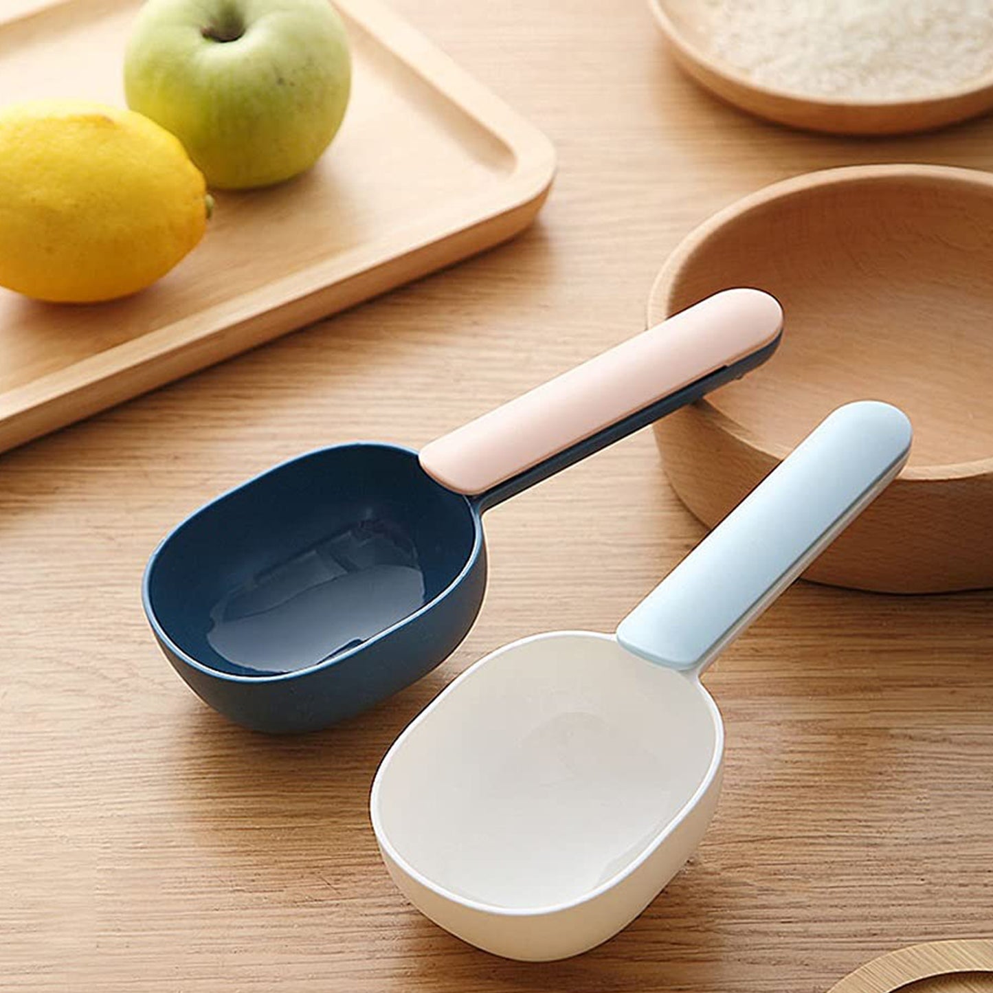 Large Plastic Measuring Spoons Flour Scoops For Home Kitchen (1 Pc)