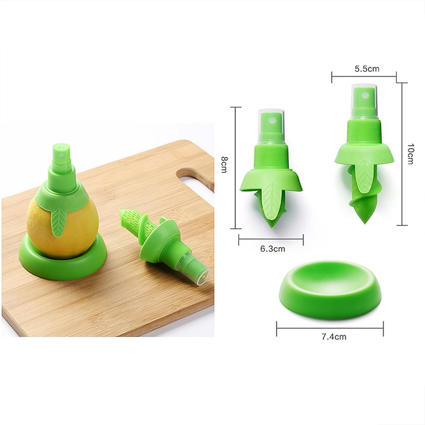 Creative Lemon Sprayer Fruit Juice Citrus Lime Juicer (3 Pcs Set) (X960)